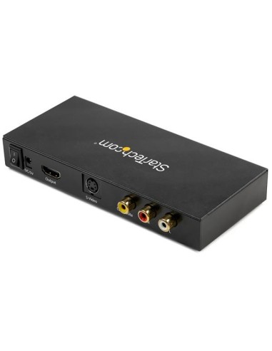 StarTech.com Convertitore Adattatore Vídeo Composito o S-Vídeo a HDMI con Audio - 720p - NTSC e PAL