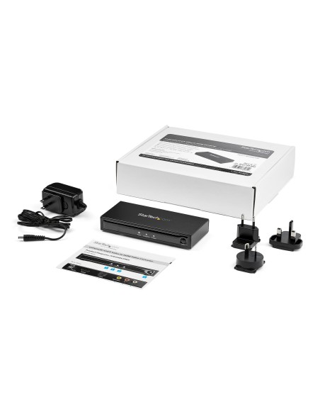 StarTech.com Convertitore Adattatore Vídeo Composito o S-Vídeo a HDMI con Audio - 720p - NTSC e PAL