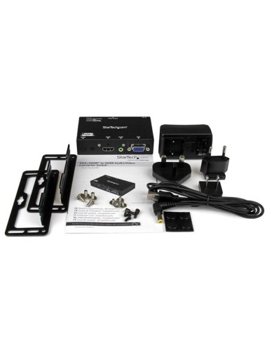 StarTech.com Switch Commutatore 2x1 HDMI + VGA a HDMI - Switch Convertitore HDMI   VGA a HDMI con commutazione prioritaria -