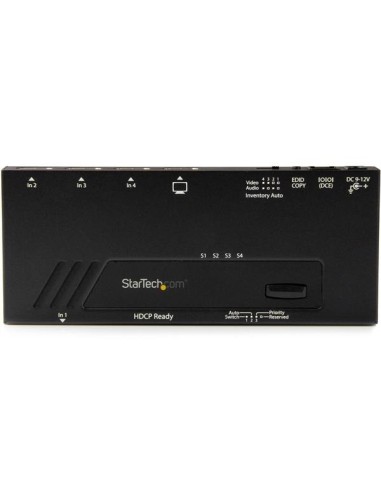 StarTech.com VS421HD4KA conmutador de vídeo HDMI