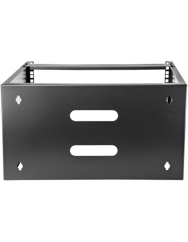 StarTech.com Staffa Rack 19" 6U a Parete - Profondità 35 cm Profilo Basso - Rack 19 pollici per Switch, Patch Panel, Server e