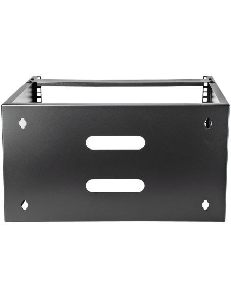 StarTech.com Staffa Rack 19" 6U a Parete - Profondità 35 cm Profilo Basso - Rack 19 pollici per Switch, Patch Panel, Server e