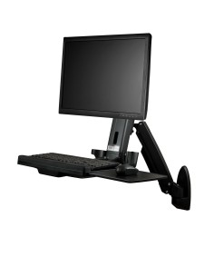 StarTech.com Stazione di Lavoro Sit Stand montabile a Parete - Single Monitor