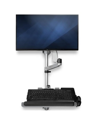 StarTech.com Postazione di lavoro con montaggio a parete - Scrivania articolata con braccio ergonomico per monitor regolabile