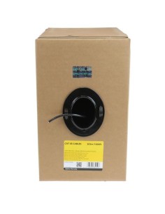 StarTech.com Rotolo in serie di cavi riser UTP solidi CMR Cat5e, 304,8 m, colore nero 2