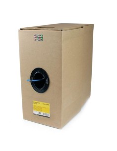 StarTech.com Matassa cavo di rete Cat6 - Rotolo in serie di cavi riser UTP solidi CMR Cat6, 304,8 m, colore blu