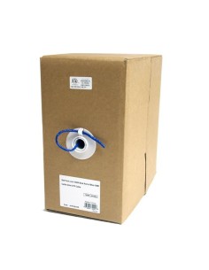 StarTech.com Rotolo in serie di cavi UTP solidi CMR Cat5e, 304,8 m, colore blu