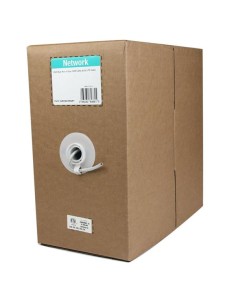 StarTech.com Matassa cavi di rete Cat5e - Rotolo in serie di cavi UTP solidi CMR Cat5e, 304,8 m colore grigio