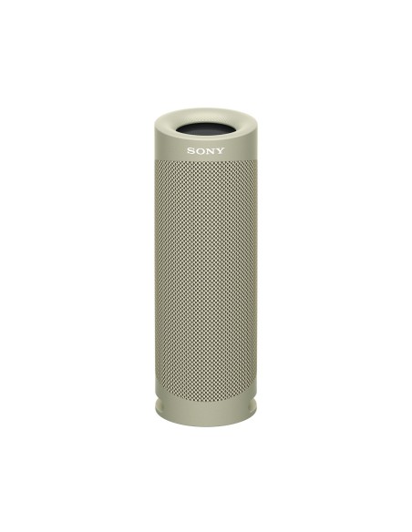 Sony SRS XB23 - Speaker bluetooth waterproof, cassa portatile con autonomia fino a 12 ore (Taupe)