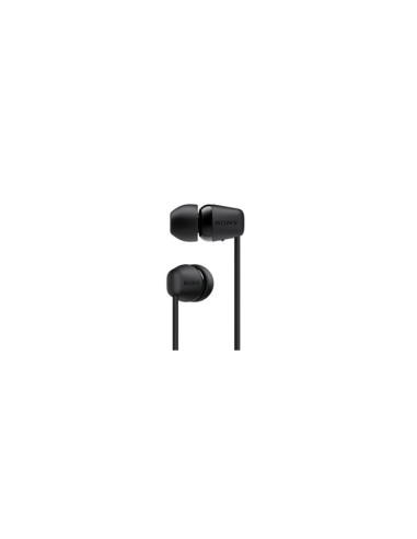 Sony WI-C200 Auricolare Wireless In-ear, Passanuca Musica e Chiamate Bluetooth Nero