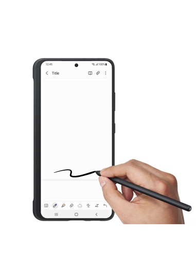 Samsung Galaxy S21 Ultra 5G Silicone Cover con S Pen in silicone morbido