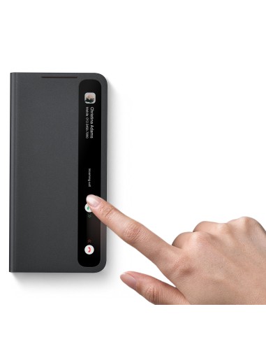 Samsung Galaxy S21+ 5G Smart Clear View Cover rivestimento antimicrobico