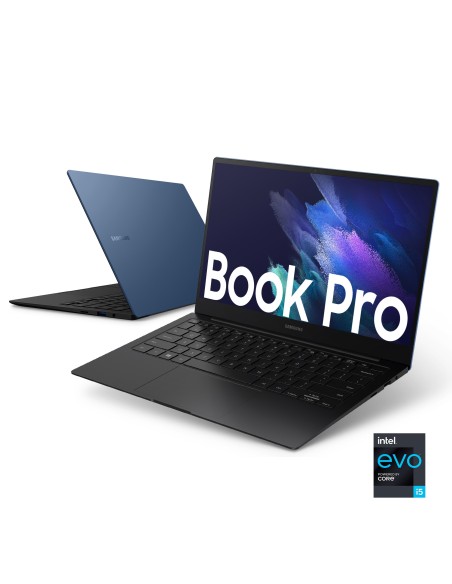 Samsung Galaxy Book Pro , 13.3", Windows 11 ready, Intel Core i5 (Intel Evo), 8 GB RAM, 256 GB RAM, Mystic Blue