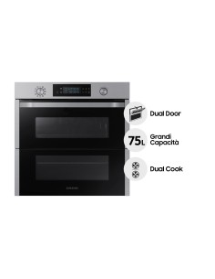 Samsung NV75N5641BS 75 L A+ Acciaio inossidabile 2