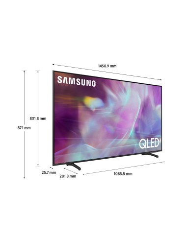 Samsung Series 6 TV QLED 4K 65” QE65Q60A Smart TV Wi-Fi Black 2021