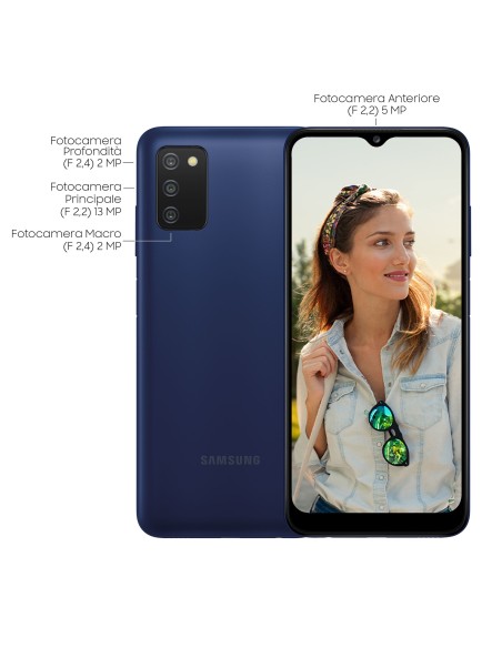 Samsung Galaxy A03s 5.000mAh Display 6.5” HD+ TFT LCD 32GB Blue