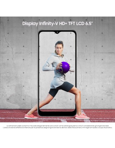 Samsung Galaxy A03s 5.000mAh Display 6.5” HD+ TFT LCD 32GB White