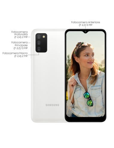 Samsung Galaxy A03s 5.000mAh Display 6.5” HD+ TFT LCD 32GB White