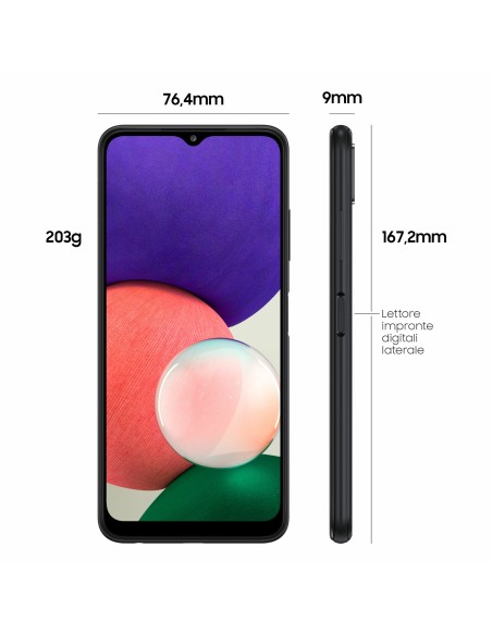 Samsung Galaxy A22 5G 6.6" 64 GB espandibile Gray