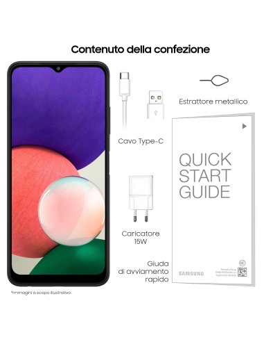Samsung Galaxy A22 5G 6.6" 64 GB espandibile Gray