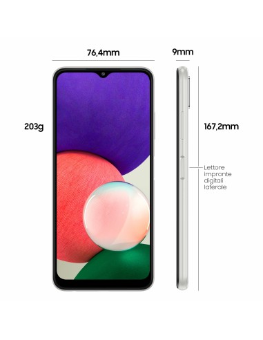 Samsung Galaxy A22 5G 6.6" 64 GB espandibile White