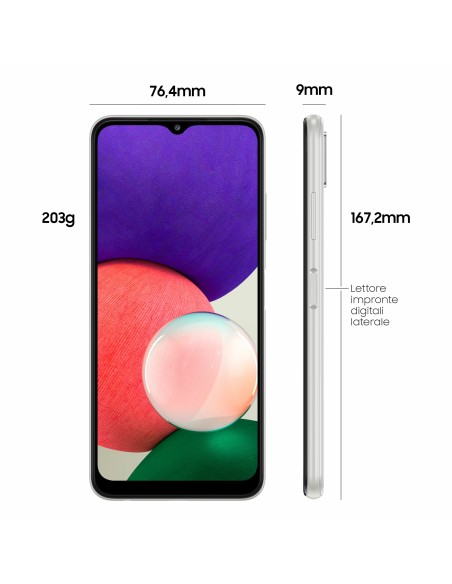 Samsung Galaxy A22 5G 6.6" 64 GB espandibile White