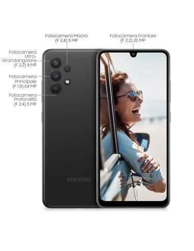 Samsung Galaxy A32 4G A32 128GB Display 6.4” FHD+ Super AMOLED Awesome Black