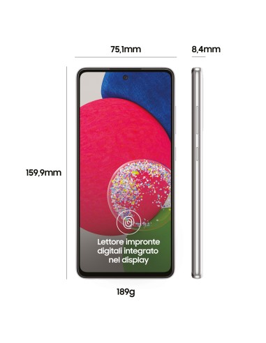 Samsung Galaxy A52s 5G Display 6.5” FHD+ Super AMOLED 128GB Awesome White