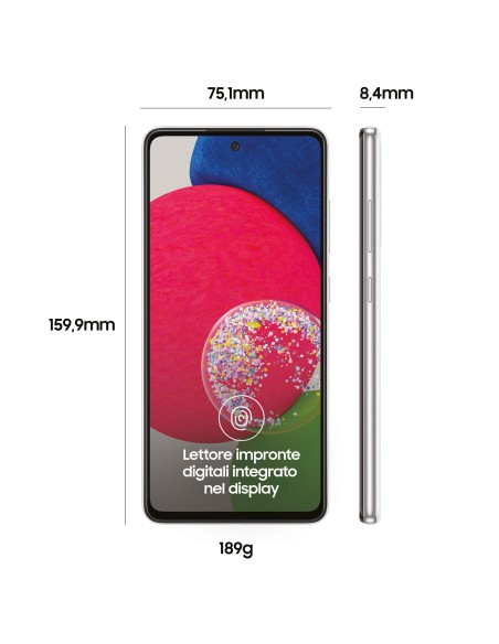 Samsung Galaxy A52s 5G Display 6.5” FHD+ Super AMOLED 128GB Awesome White