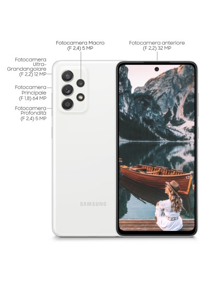 Samsung Galaxy A52s 5G Display 6.5” FHD+ Super AMOLED 128GB Awesome White