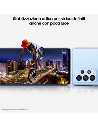 Samsung Galaxy A53 5G Display 6.5” FHD+ Super AMOLED Doppia SIM Android 12, RAM 6 GB, 128 GB, 5.000 mAh, Awesome Black