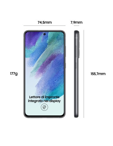 Samsung Galaxy S21 FE 5G Display 6.4" Dynamic AMOLED 2X, RAM 6 GB, 128 GB, 4.500mAh, Graphite