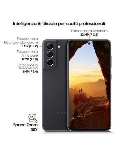 Samsung Galaxy S21 FE 5G Display 6.4" Dynamic AMOLED 2X, RAM 6 GB, 128 GB, 4.500mAh, Graphite