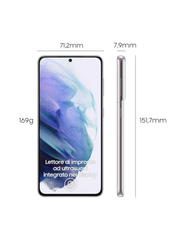 Samsung Galaxy S21 5G 128 GB Display 6.2" Dynamic AMOLED 2X Phantom White