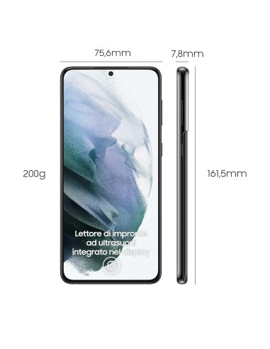 Samsung Galaxy S21+ 5G 256 GB Display 6.7" Dynamic AMOLED 2X Phantom Black