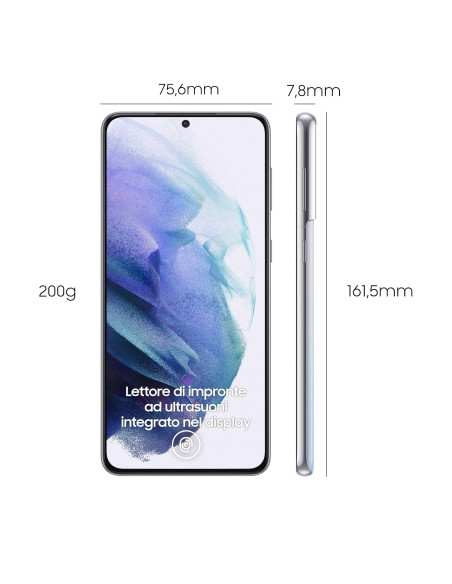 Samsung Galaxy S21+ 5G 256 GB Display 6.7" Dynamic AMOLED 2X Phantom Silver