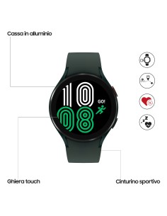 Samsung Galaxy Watch4 44mm Smartwatch Ghiera Touch Alluminio Memoria 16GB Green 2