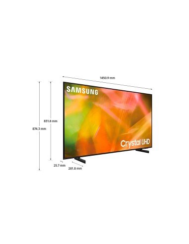 Samsung Series 8 TV Crystal UHD 4K 65” UE65AU8070 Smart TV Wi-Fi Black 2021