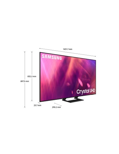 Samsung Series 9 TV Crystal UHD 4K 65” UE65AU9070 Smart TV Wi-Fi Black 2021