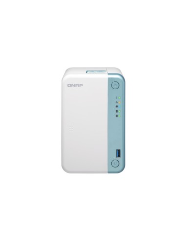 QNAP TS-251D NAS Tower Collegamento ethernet LAN Bianco J4005