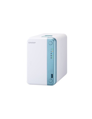 QNAP TS-251D NAS Tower Collegamento ethernet LAN Bianco J4005