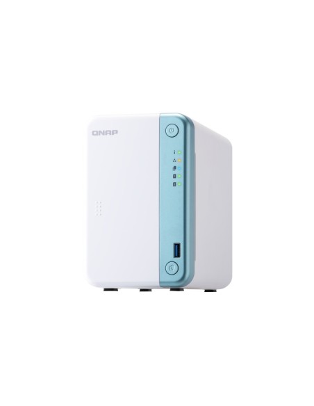 QNAP TS-251D NAS Tower Collegamento ethernet LAN Bianco J4005