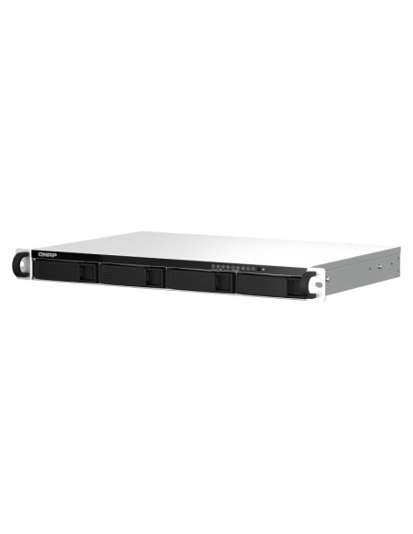 QNAP TS-464eU NAS Rack (1U) Collegamento ethernet LAN Nero