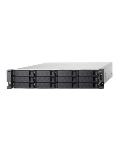 QNAP TS-h1283XU-RP NAS Armadio (2U) Collegamento ethernet LAN Nero, Grigio E-2236