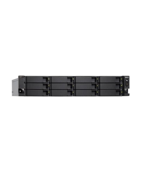 QNAP TS-h1283XU-RP NAS Armadio (2U) Collegamento ethernet LAN Nero E-2136