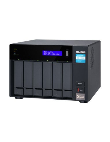 QNAP TVS-672X NAS Tower Collegamento ethernet LAN Nero