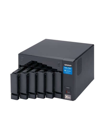 QNAP TVS-672XT NAS Tower Collegamento ethernet LAN Nero