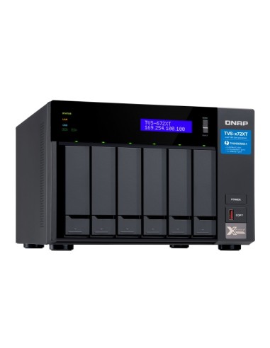 QNAP TVS-672XT NAS Tower Collegamento ethernet LAN Nero