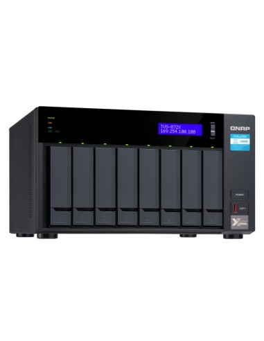 QNAP TVS-872X NAS Tower Collegamento ethernet LAN Nero
