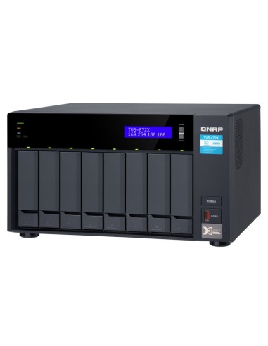 QNAP TVS-872X NAS Tower Collegamento ethernet LAN Nero